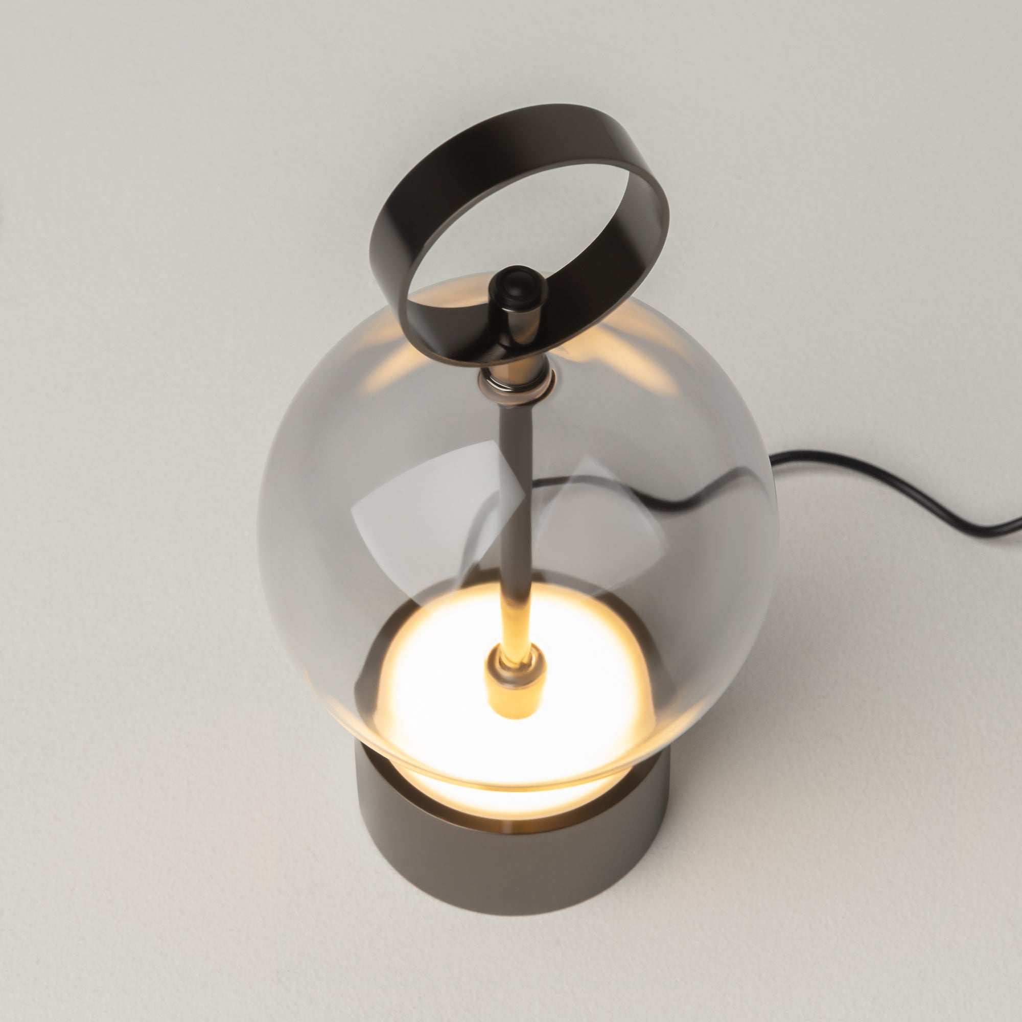 Maytoni Lampa akumulatorowa Double Moon - Metal - Czarny MOD478RL-L3B3K