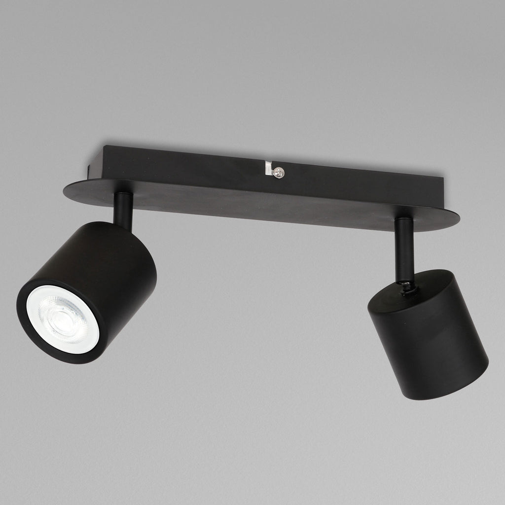 spot Demia black 2xGU10