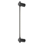 Maytoni Kinkiet Rotta - Aluminium - Czarny MOD413WL-L6B3K