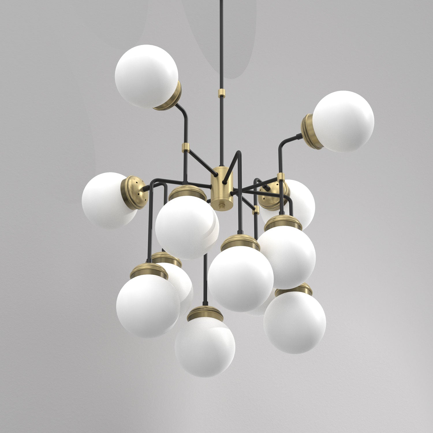ceiling lamp Hydro opal glass dia 160 mm 12xE27