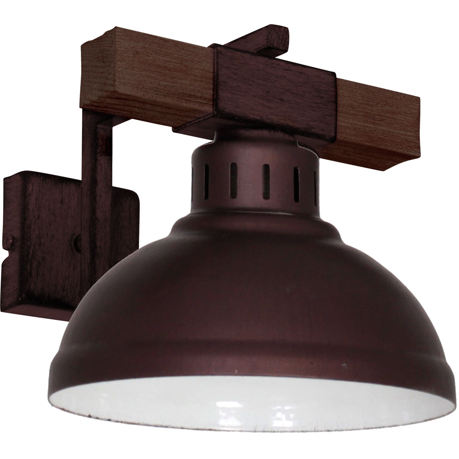 kinkiet Hakon dark wood 1xE27