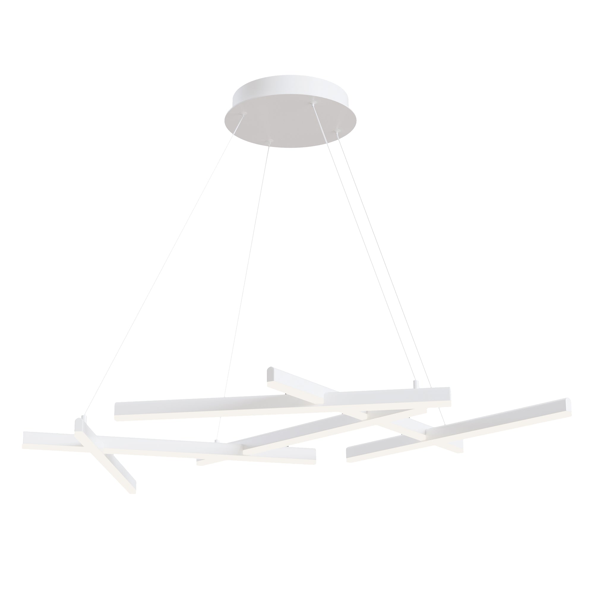Maytoni Lampa wisząca Line - Aluminium - Biały MOD016PL-L75W