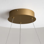 Maytoni Lampa wisząca Curve - Aluminium - Mosiądz MOD242PL-L33BSK
