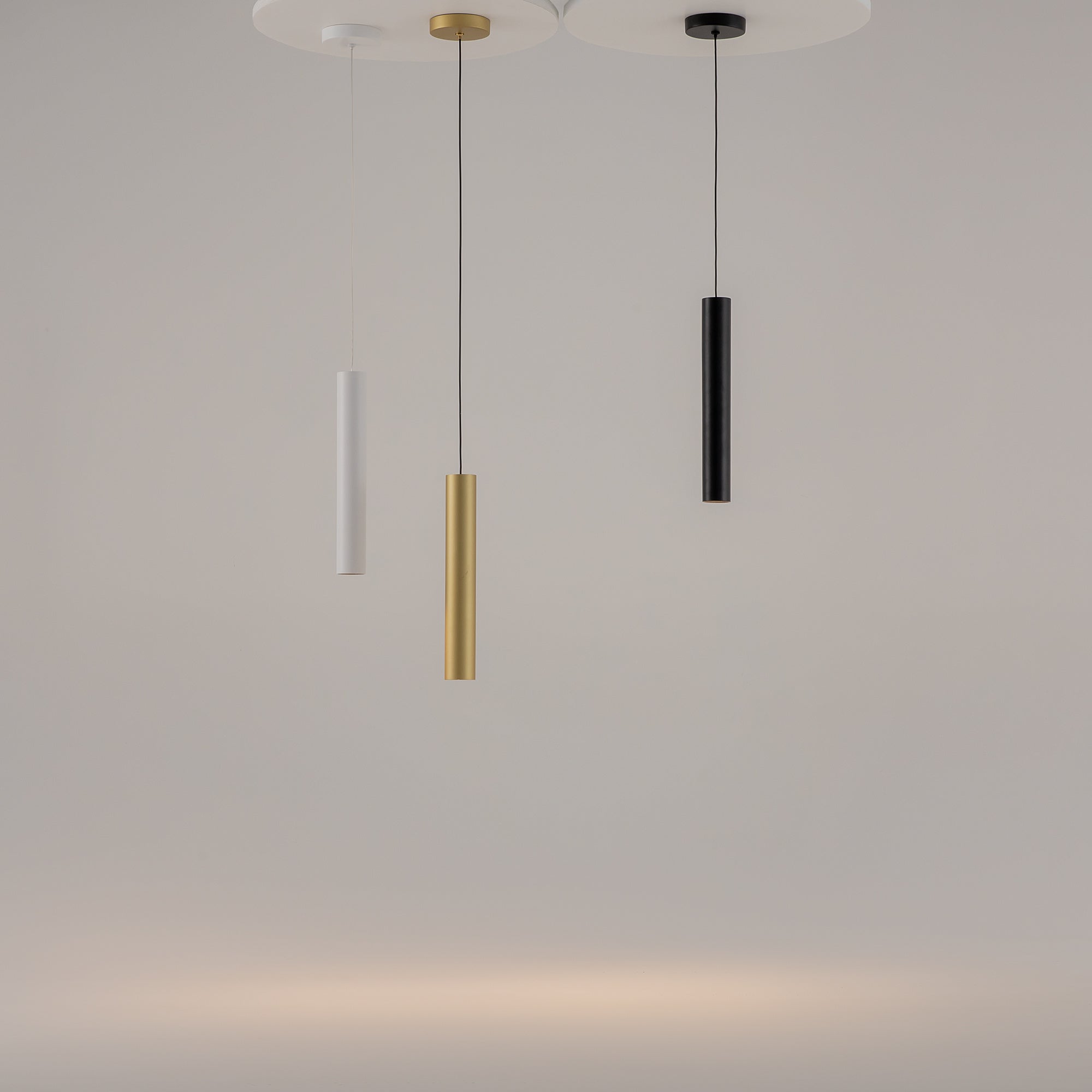 Maytoni Lampa wisząca Pro Focus - Aluminium - Złoty MOD161PL-01G1