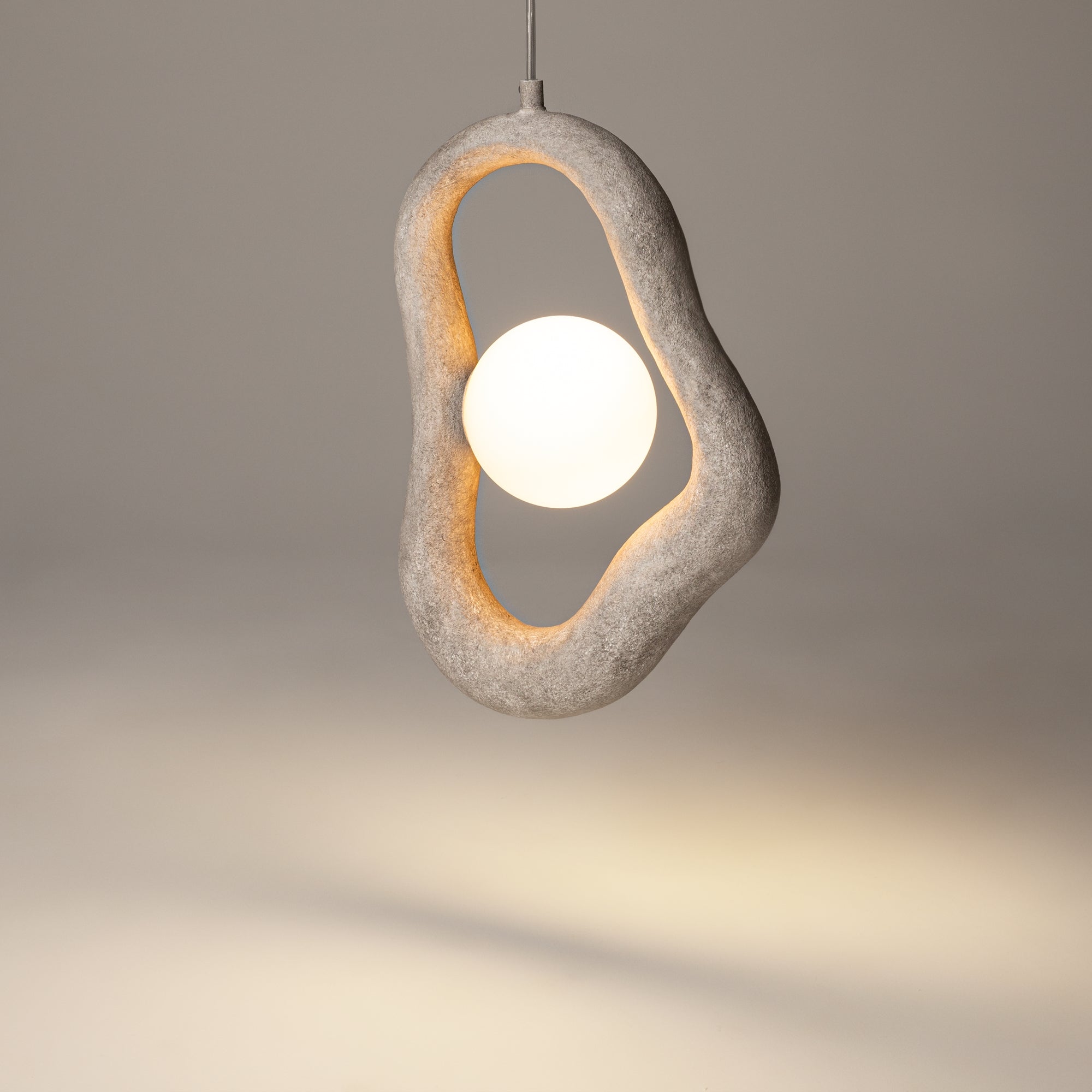 Maytoni Lampa wisząca Opus - Metal - Szary MOD380PL-01GR