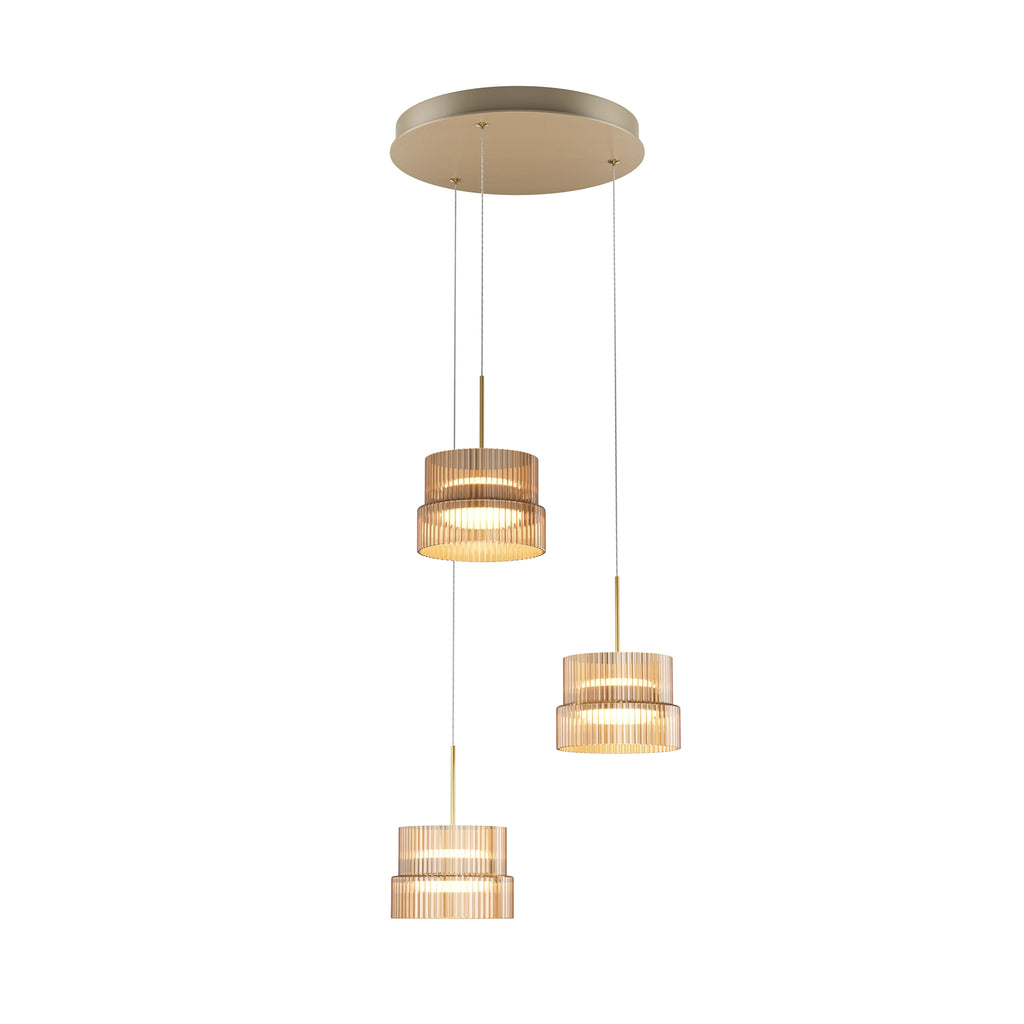 Maytoni Lampa wisząca Scala - Metal - Brąz MOD496PL-L33BZK