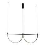 Maxlight Lampa wisząca Victoria 40W - Aluminium - Czarny P0688