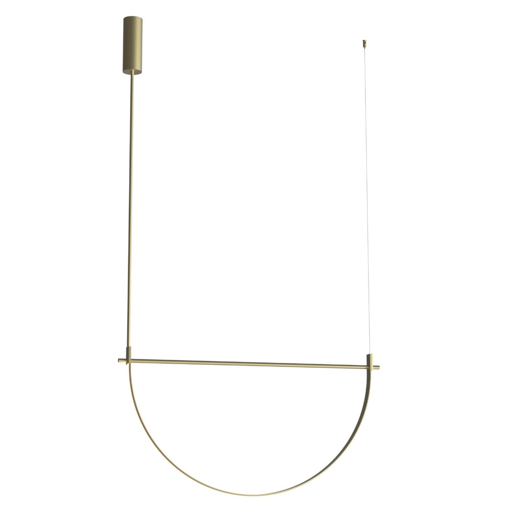 Maxlight Lampa wisząca Victoria 30W - Aluminium - Złoty P0687