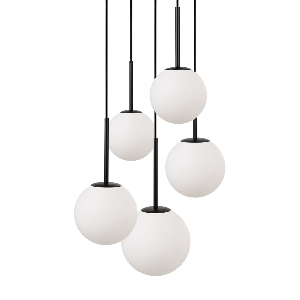 Maytoni Lampa wisząca Basic form - Metal - Czarny MOD321PL-05B