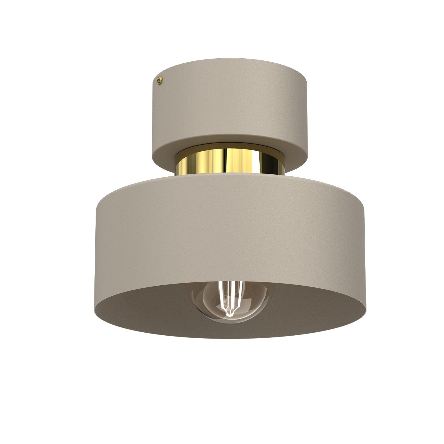 plafon Marti beige/gold 1xE27