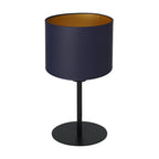 lampka gab. Arden H 34 black, cylinder shade dia 180, h 150 navy blue/gold 1xE27