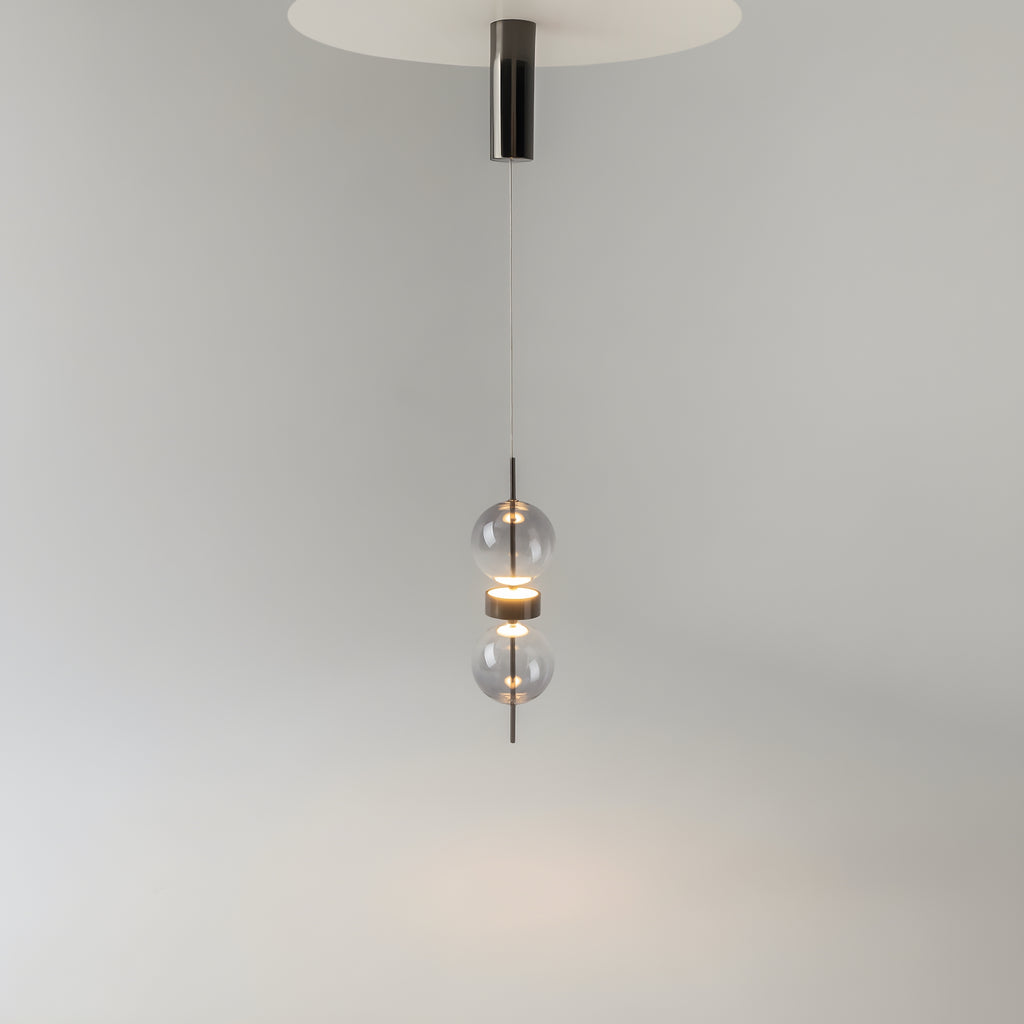 Maytoni Lampa wisząca Double Moon - Metal - Czarny MOD478PL-L8B3K