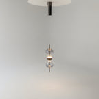 Maytoni Lampa wisząca Double Moon - Metal - Czarny MOD478PL-L8B3K