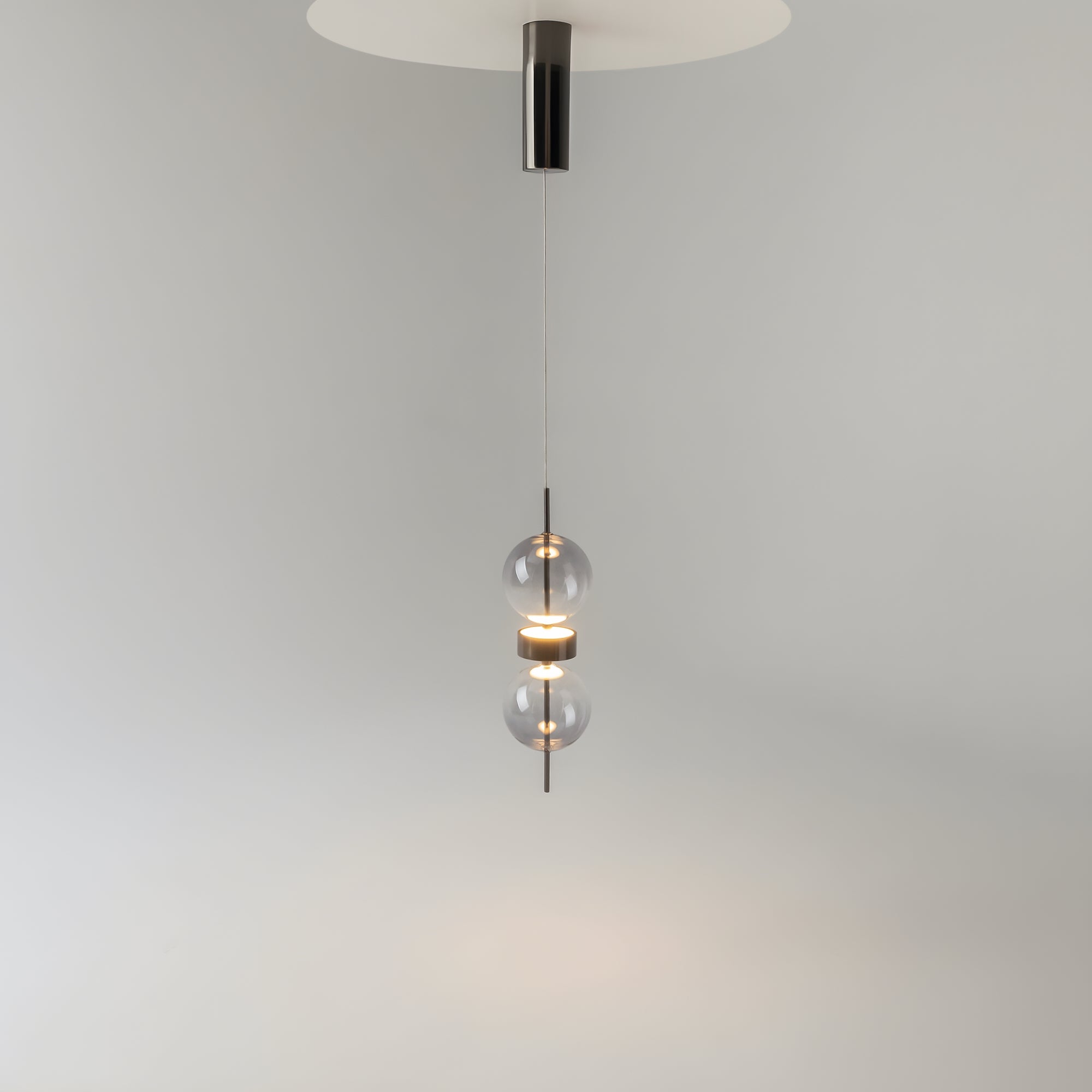 Maytoni Lampa wisząca Double Moon - Metal - Czarny MOD478PL-L8B3K