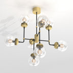żyrandol Hydro transparent glass 8xE27
