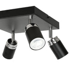 spot Reno black/chrome 4xGU10