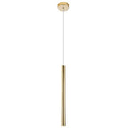 Maxlight Lampa wisząca Organic I - Metal + akryl - Złoty P0204