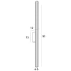 Maxlight Kinkiet Fayette - Aluminium + pc + szkło - Złoty W0368