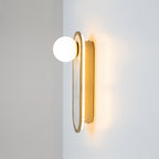 Maytoni Kinkiet Perlamour - Aluminium - Mosiądz MOD473WL-L20BSK