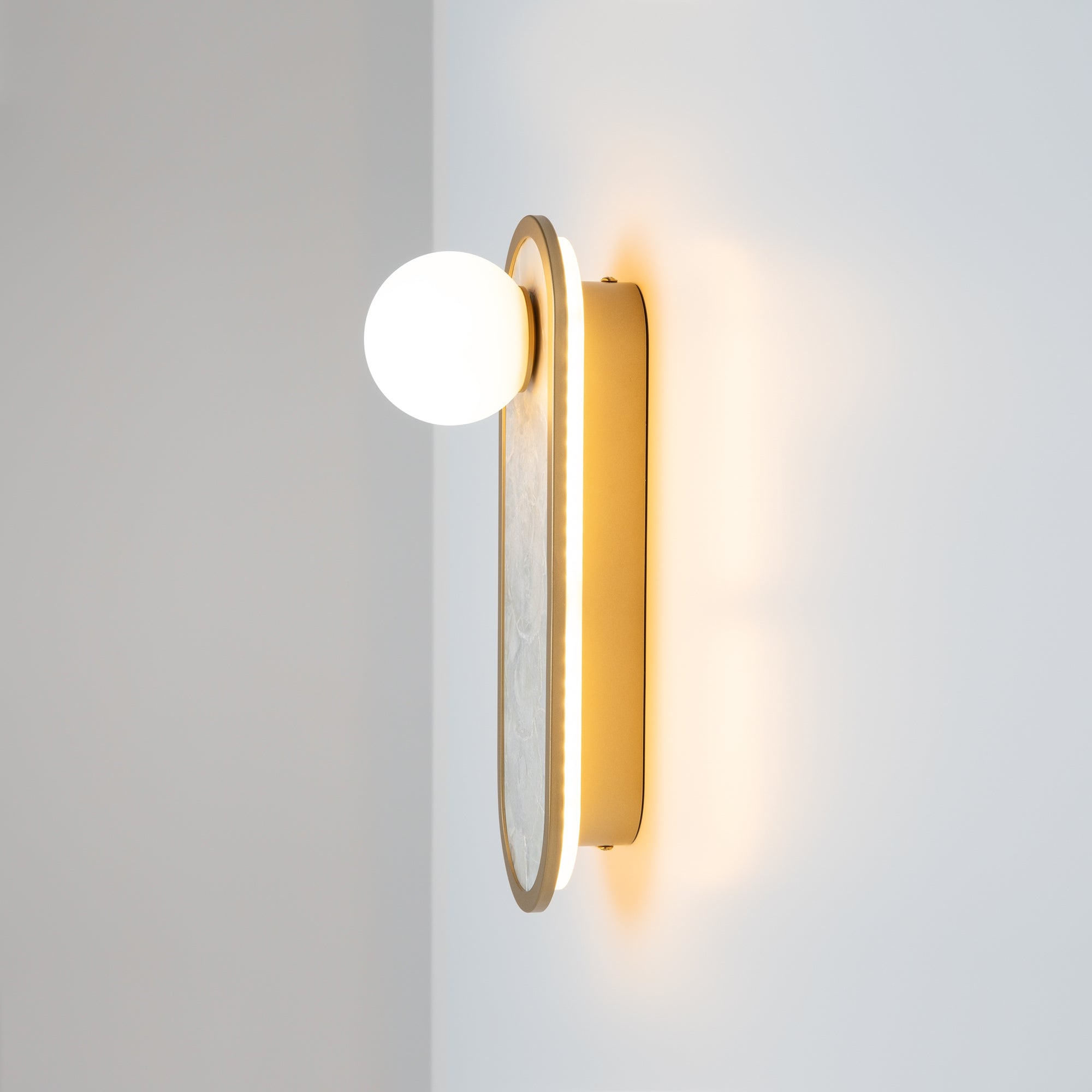 Maytoni Kinkiet Perlamour - Aluminium - Mosiądz MOD473WL-L20BSK