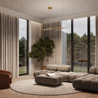 Maytoni Lampa wisząca Radiance - Aluminium - Złoty MOD278PL-L86G3K