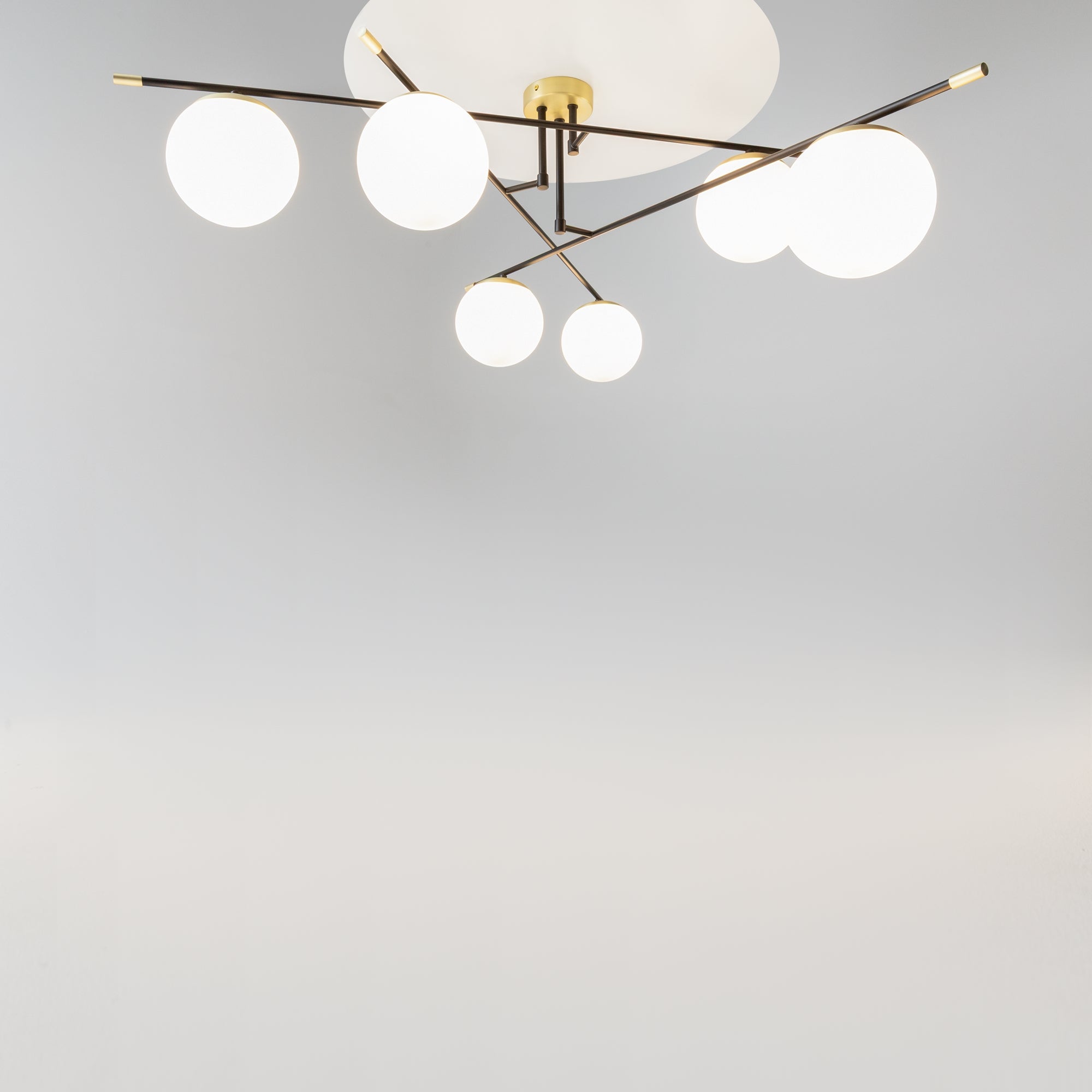 Maytoni Plafon Nostalgia - Metal - Czarny MOD048CL-06G