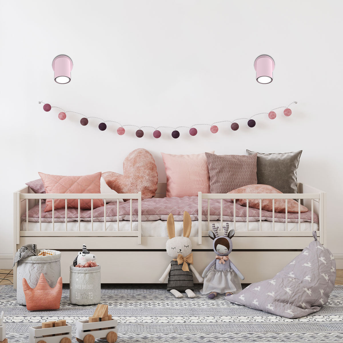 kinkiet Fun pink 1xGU10 (switch)