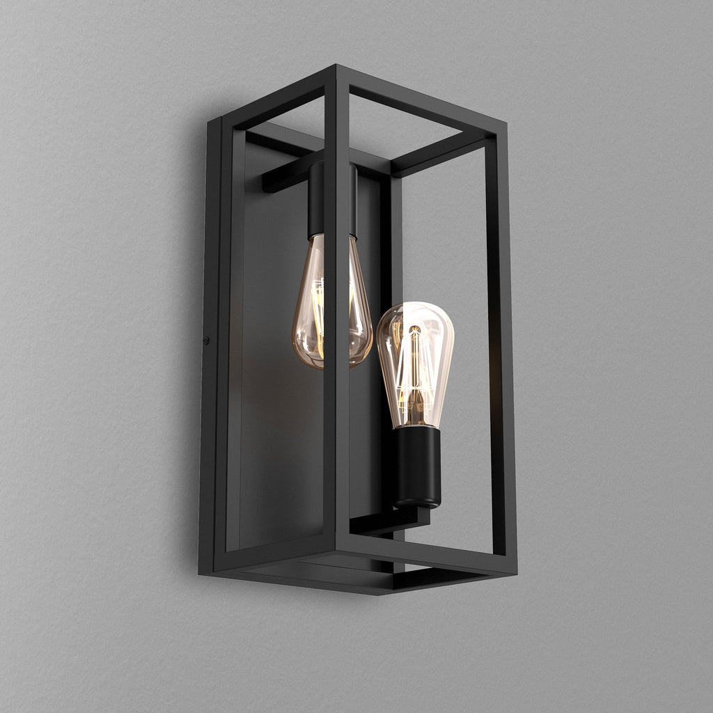 wall lamp Frame black 2xE27