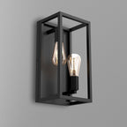 wall lamp Frame black 2xE27