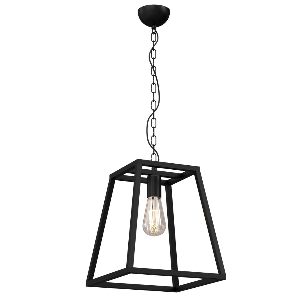 ceiling lamp Frame trapeze medium 1xE27 (colour black matt)