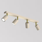 spot Striper beige/gold 4xGU10