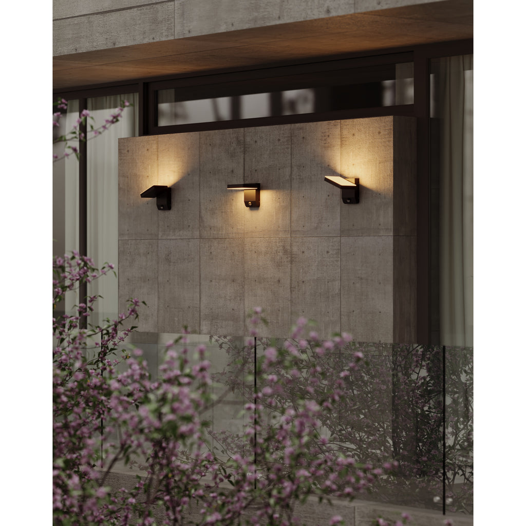 Maxlight Kinkiet Ladis - Aluminium + pc - Czarny W0471