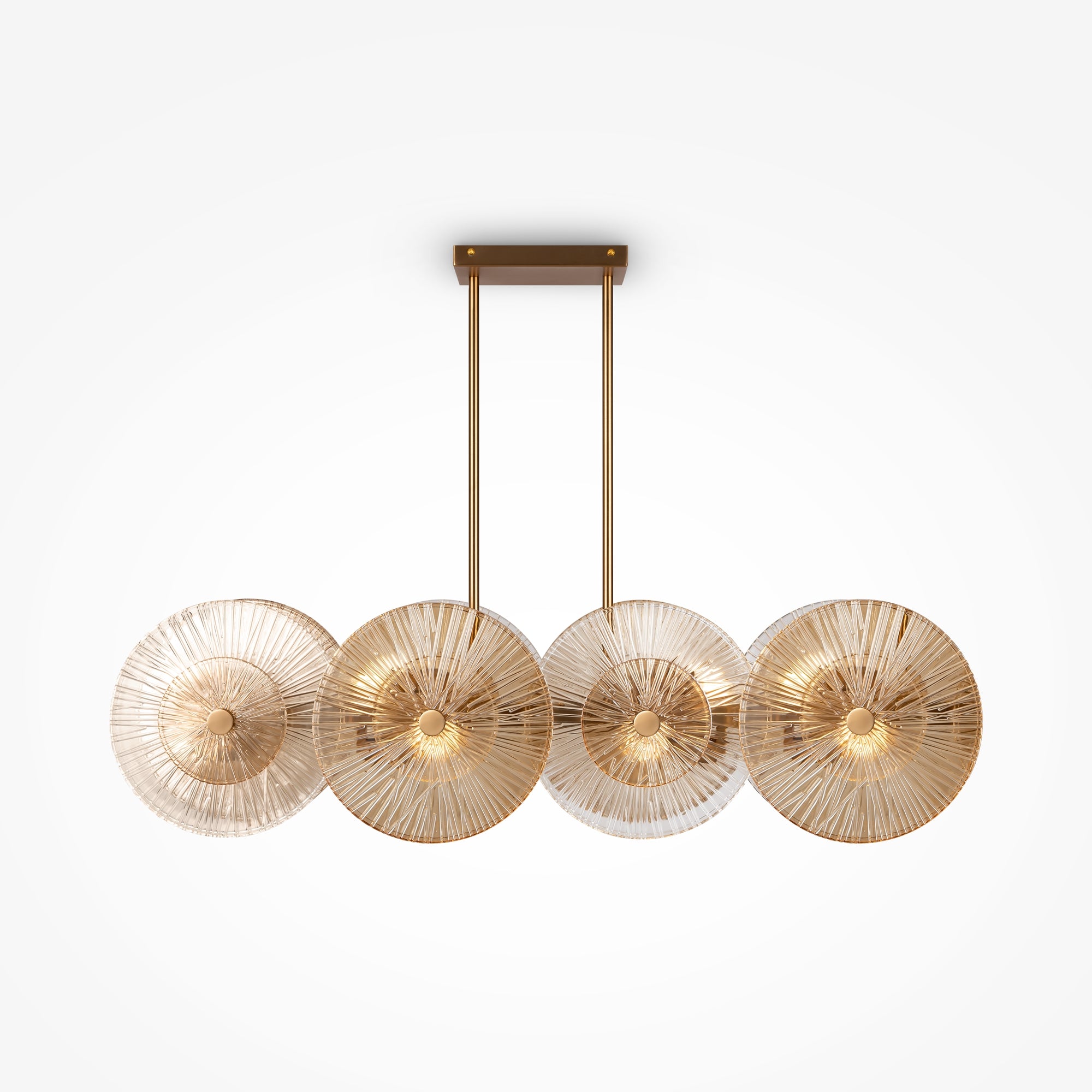 Maytoni Lampa wisząca Aster - Metal - Złoty MOD007PL-08G1