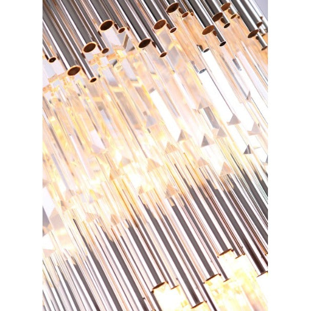 Maxlight Lampa wisząca Vogue - Metal + szkło - Złoty P0283