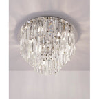 Maxlight Plafon Monaco 42cm - Metal + szkło - Chrom C0136