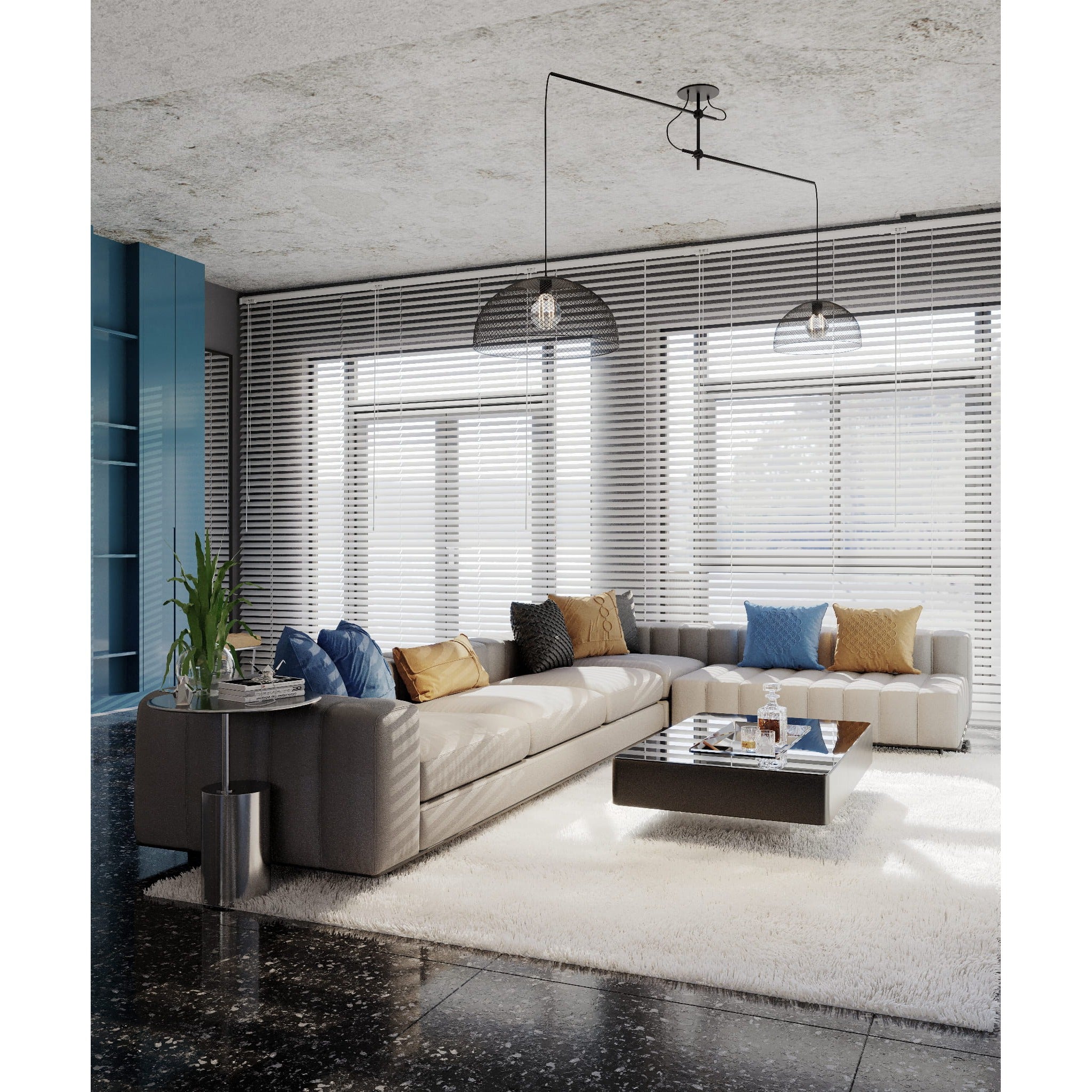 Maxlight Lampa wisząca Concept - Metal - Czarny P0455