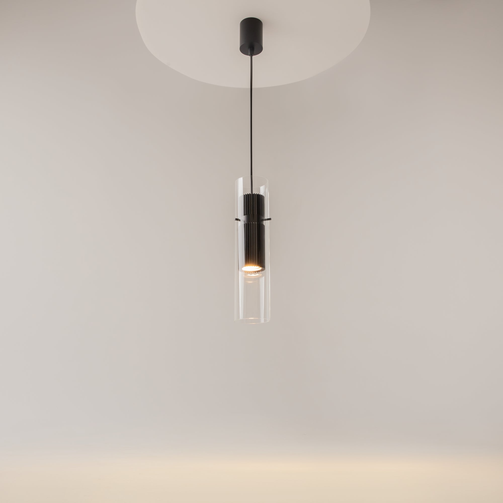 Maytoni Lampa wisząca Dynamics - Aluminium - Czarny MOD326PL-01B