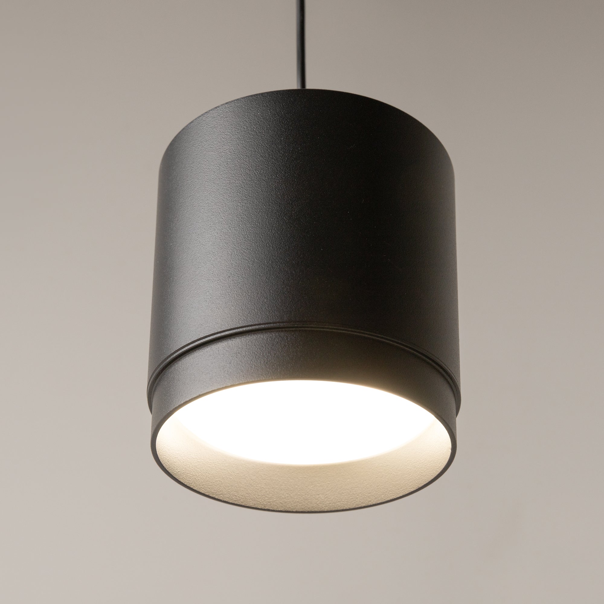Maytoni Lampa wisząca Polar - Aluminium + tworzywo sztuczne - Czarny P088PL-GX53-B