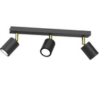 spot Striper black/gold 3xGU10