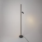 Maytoni Lampa podłogowa Thin - Aluminium - Czarny MOD395FL-L28B3K