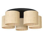 plafon Rattan cylinder shade dia 180, h=150, 5xE27