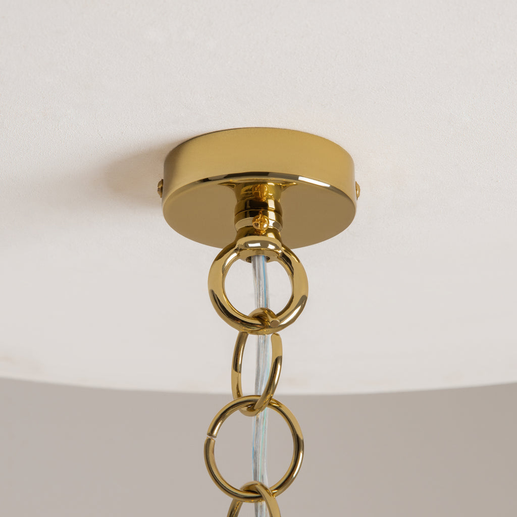 Maytoni Lampa wisząca Frame - Metal - Złoty MOD174PL-06G