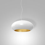 żyrandol Compo oval (dia 700) white/gold 1xE27