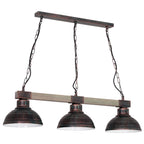 żyrandol Hakon natural wood 3xE27