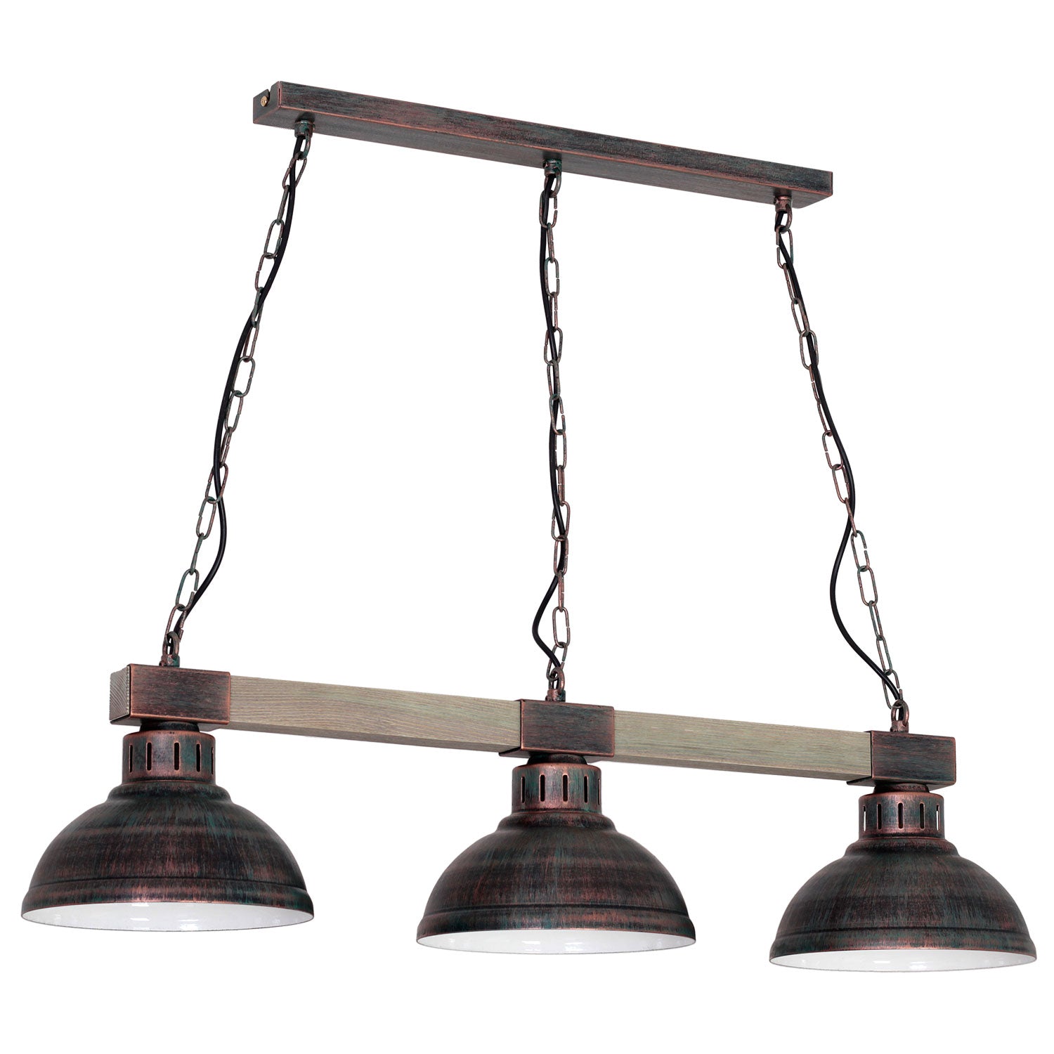 żyrandol Hakon natural wood 3xE27
