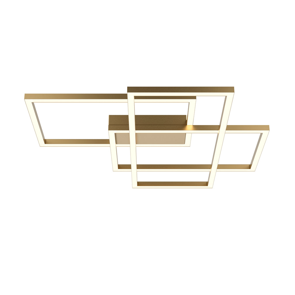 Maytoni Plafon Rida - Aluminium - Złoty MOD015CL-L80GK