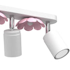 spot Flower white/pink 3xGU10
