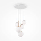 Maytoni Lampa wisząca Basic form - Metal - Złoty MOD321PL-05G