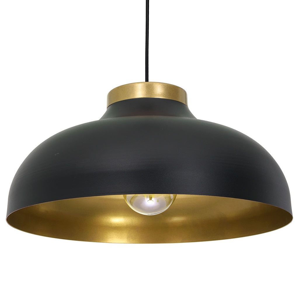 żyrandol Basca black/gold 1xE27