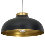 żyrandol Basca black/gold 1xE27